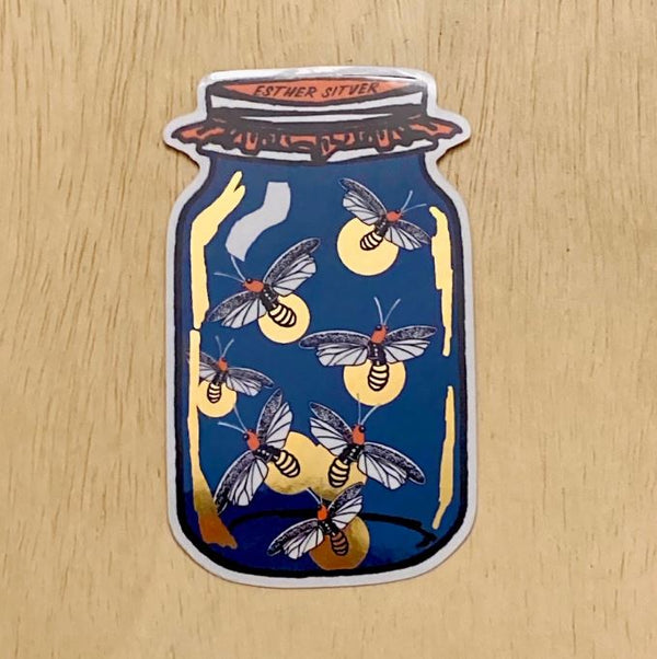 Firefly Jar Sticker