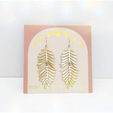 Large Fern Earrings