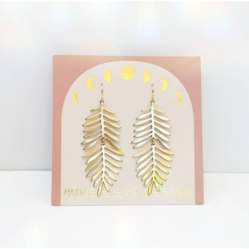 Large Fern Earrings