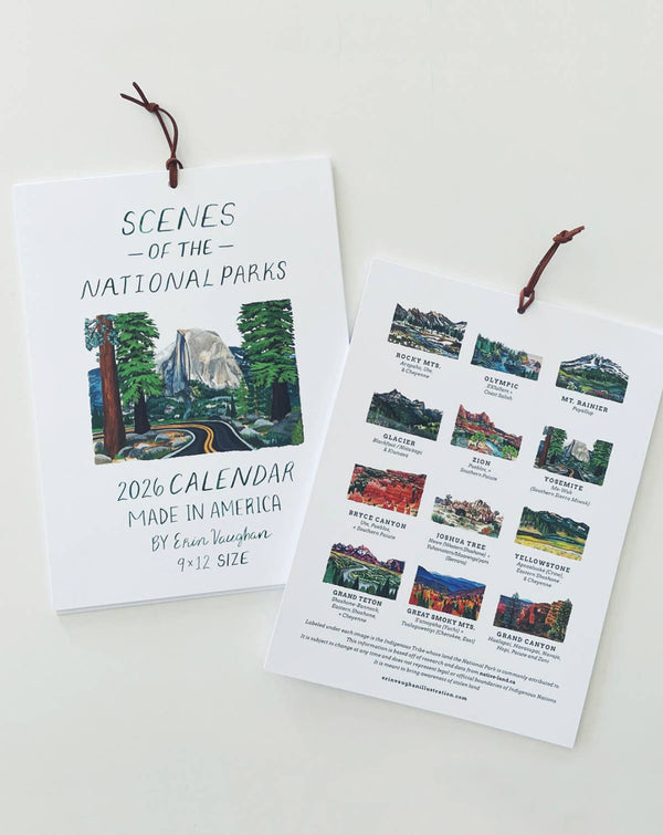 2026 Scenes of the National Parks Calendar