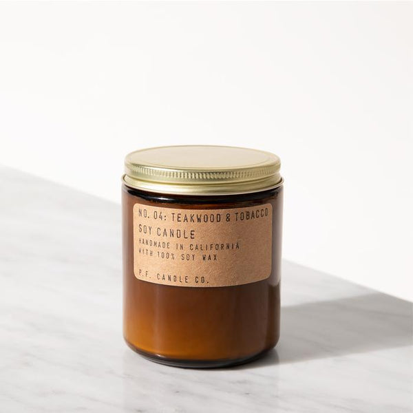 Teakwood & Tobacco Candle - 3.5 oz