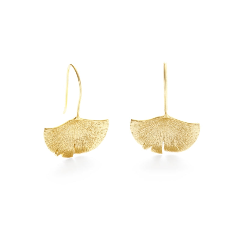 Ginko Leaf Earrings