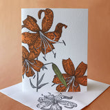 Tiger Lily Birthday Card
