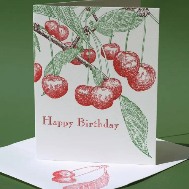Cherry Birthday Card