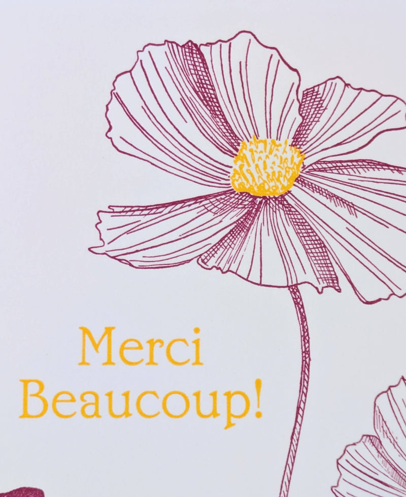 Cosmos Thank You Card