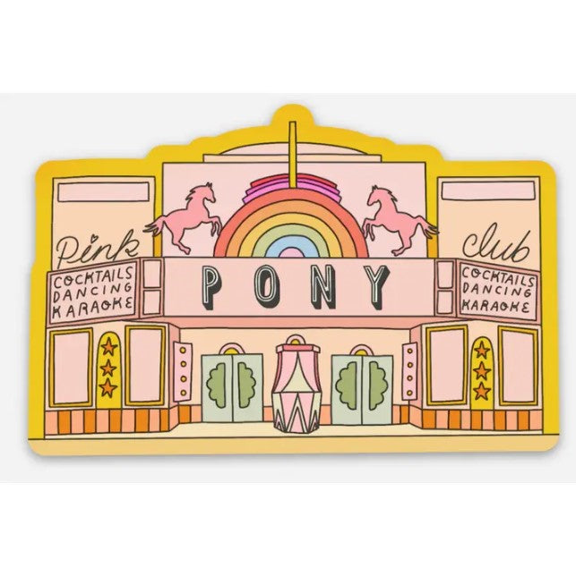 Pink Pony Club Sticker