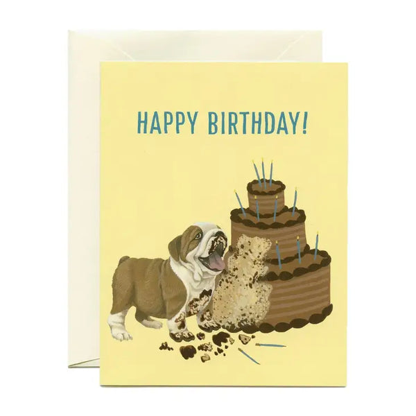 Bulldog Cake - Birthday