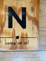 Fixtures - Custom Made Open/Closed Sign