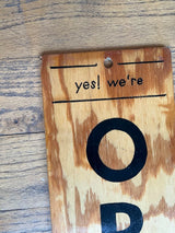 Fixtures - Custom Made Open/Closed Sign