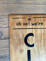 Fixtures - Custom Made Open/Closed Sign