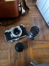 Fixtures - Vintage Edixa Reflex Camera w/Case and Manual