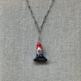 Red Head Silver Necklace - Kate Buuck