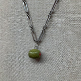 Olive Silver Necklace - Kate Buuck