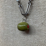 Olive Silver Necklace - Kate Buuck