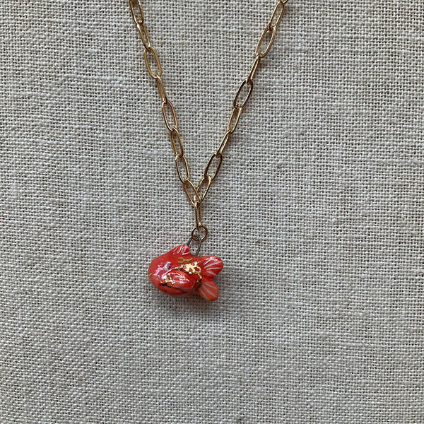 Fish Gold Necklace - Kate Buuck