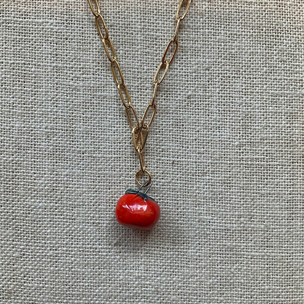 Tomato Gold Necklace - Kate Buuck