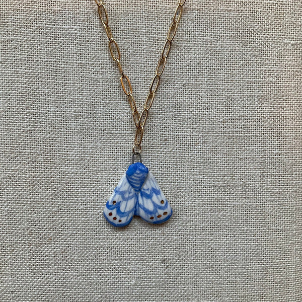 Moth Gold Necklace - Kate Buuck