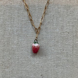 Strawberry Gold Necklace - Kate Buuck