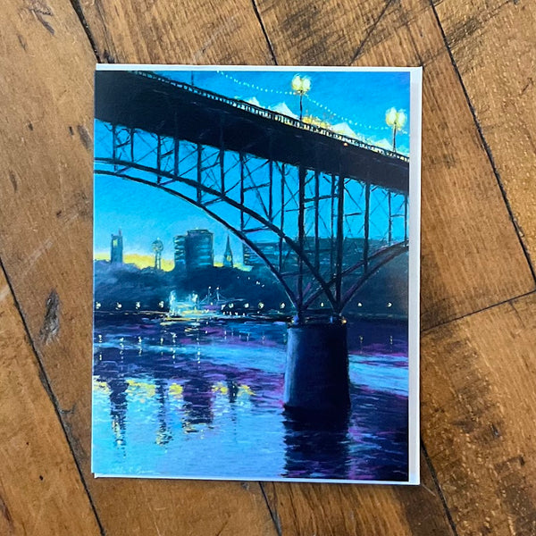 Celebration on the Gay Street Bridge - Art Card