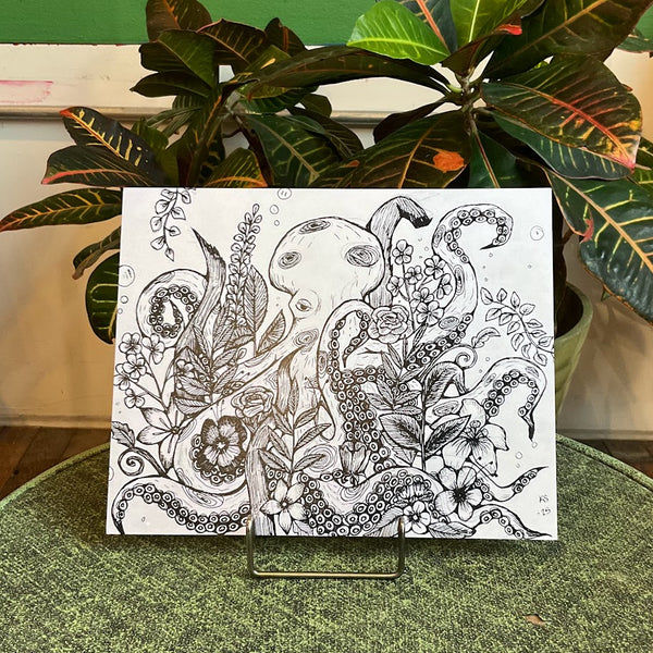 Octopus's Garden Print - 8 x 10 - Kainat Saeed
