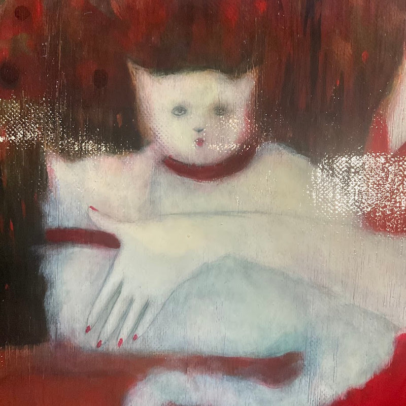 #2515 - Portrait with Ghost Kitties - Cynthia Markert