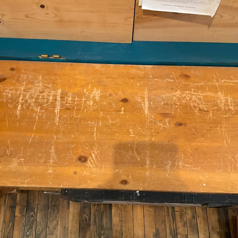 Fixtures - Storehouse Wood Table w/ Decorative Twisted Legs Mop