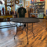 Fixtures - Round Metal Patio Table