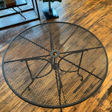 Fixtures - Round Metal Patio Table