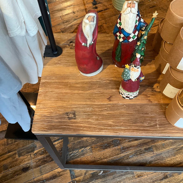 Fixtures - Industrial Metal + Wood Tall Table - $185