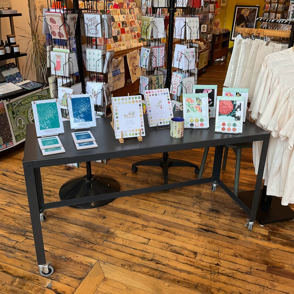 Fixtures - Crate&Barrel/CB2 Black Metal Rolling Table – $125