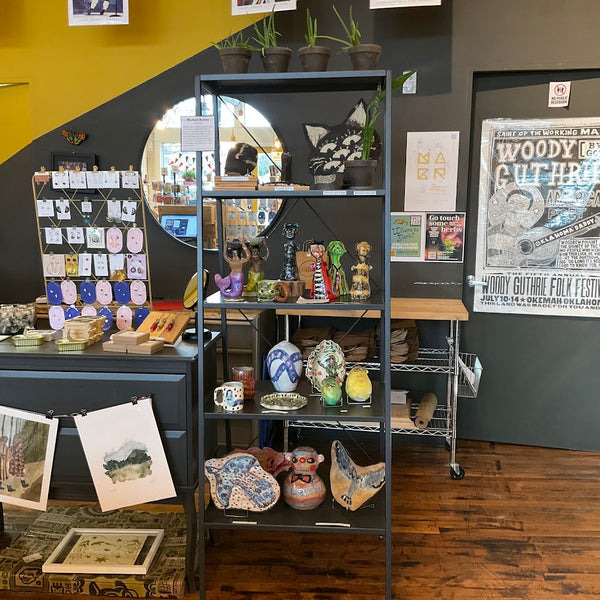 Fixtures - Crate&Barrel/CB2 Black Metal Display Shelf – $125