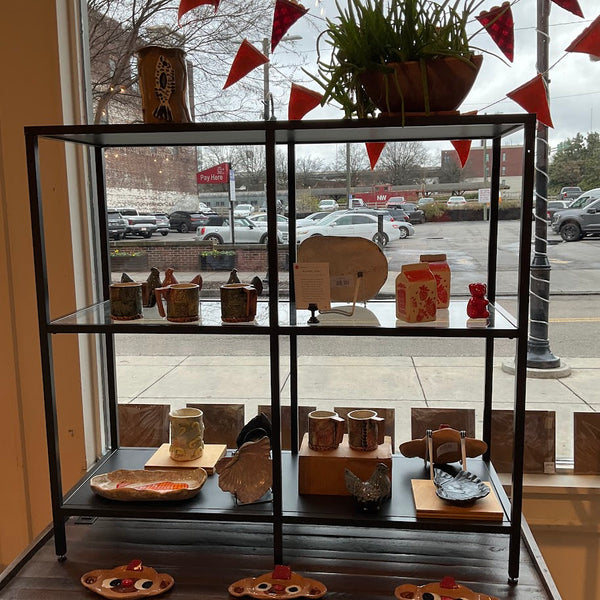 Fixtures - IKEA VITTSJÖ Metal Display Shelf – $40