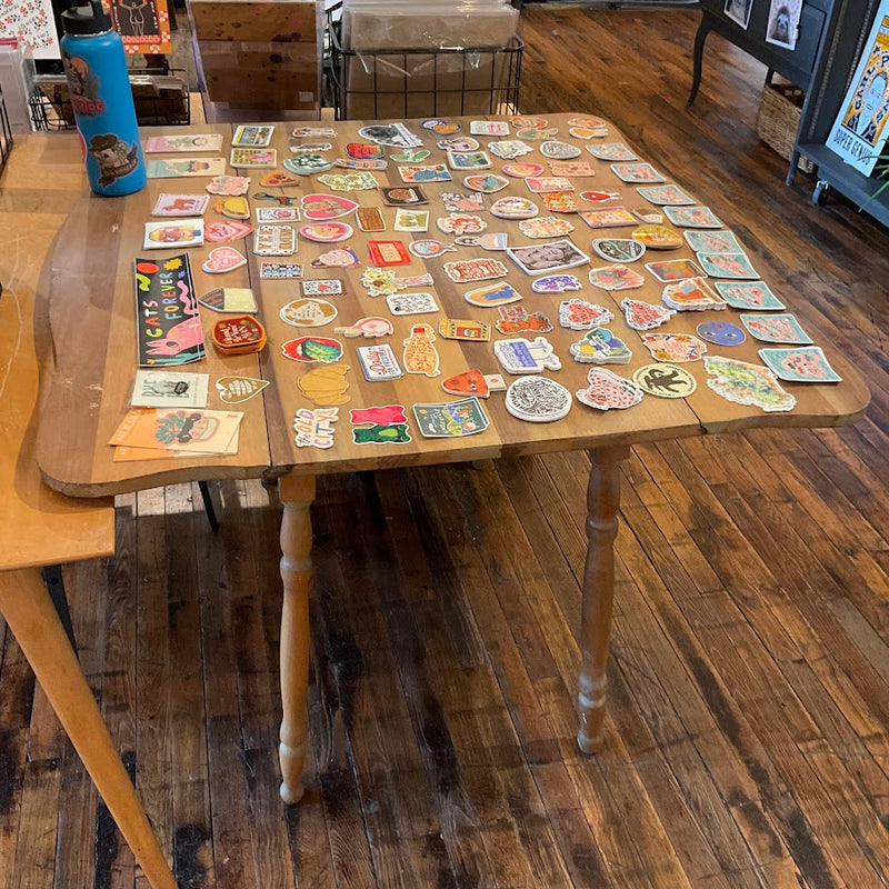 Fixtures - Vintage Drop Side Wood Table