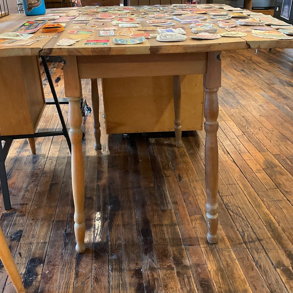 Fixtures - Vintage Drop Side Wood Table