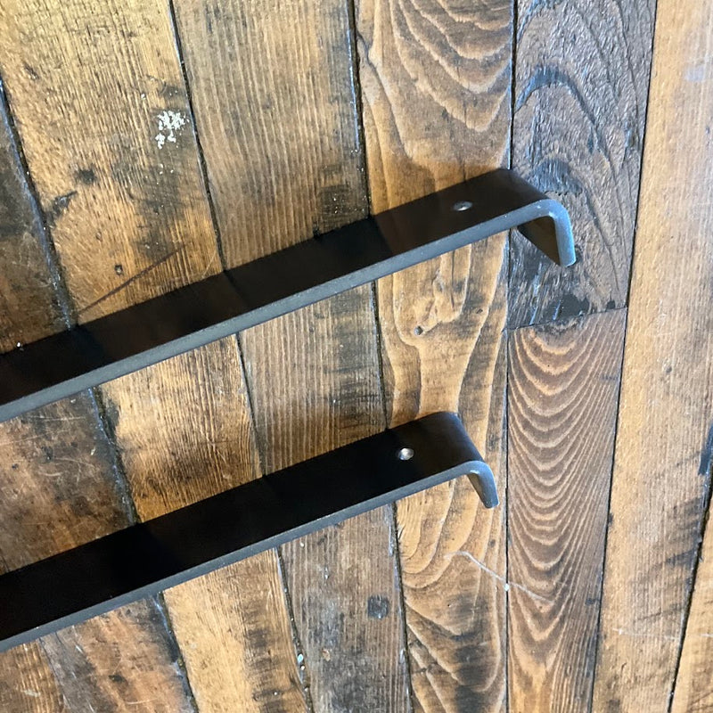 Fixtures - 6 Custom Iron Shelf Brackets