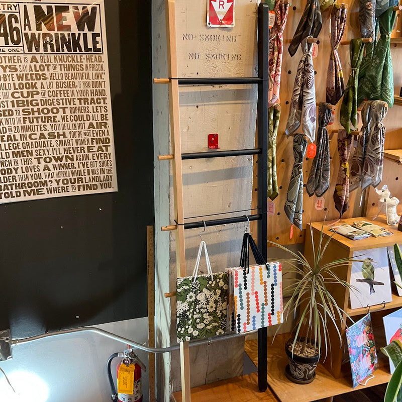 Fixtures - Umbra Black & Wood Display Ladder