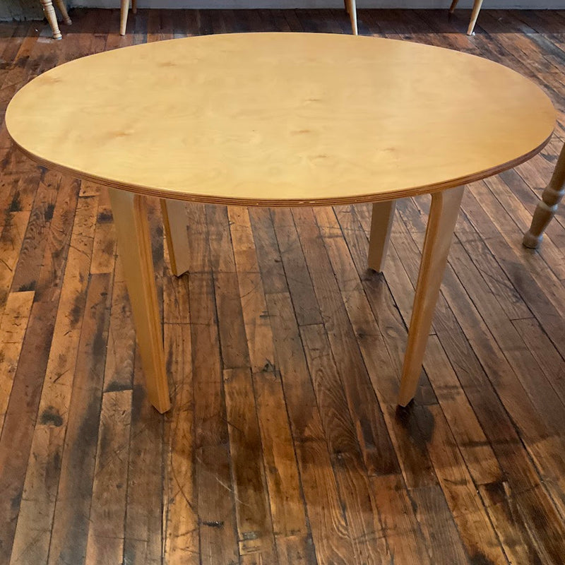 Fixtures - Oval Low WoodTable