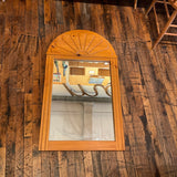 Fixtures - Vintage Pine Wood Mirror From Storehouse