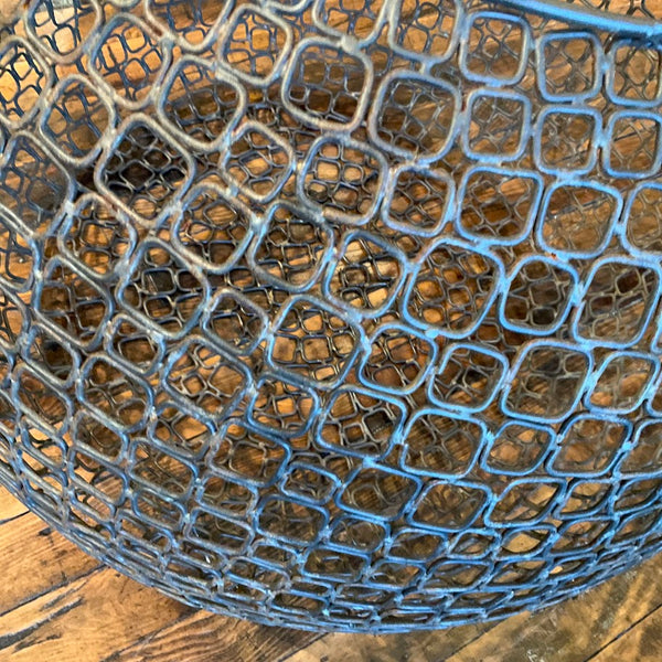 Fixtures - Crate and Barrel Metal Table - Former Reruns Sign!