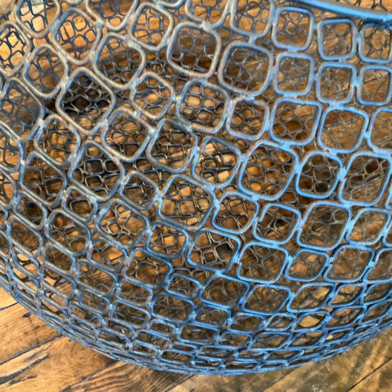 Fixtures - Crate and Barrel Metal Table - Former Reruns Sign!