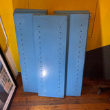 Fixtures -  Set of 7 Industrial Metal Turquoise Shelves