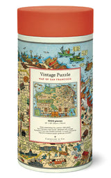 Map of San Francisco - 1000 Piece Puzzle