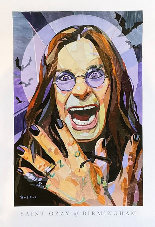 St. Ozzy of Birmingham Print - Robert Felker