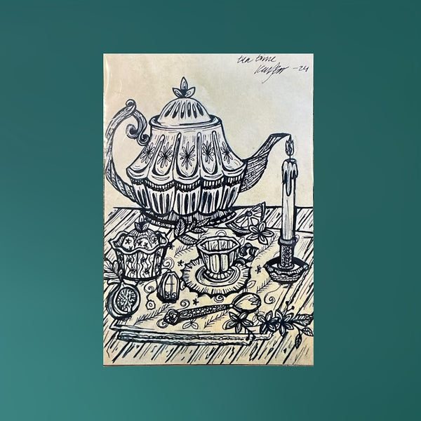 Tea Time Print - 6.5 x 10 - Kainat Saeed