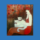 #2515 - Portrait with Ghost Kitties - Cynthia Markert