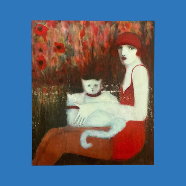 #2515 - Portrait with Ghost Kitties - Cynthia Markert