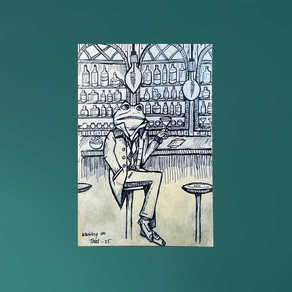 Waiting on Toad Print - 6.5 x 10 - Kainat Saeed