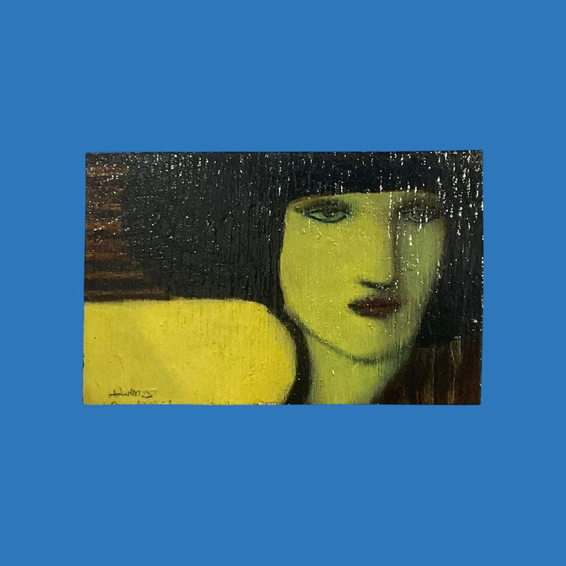 #2522 - Portrait with Black Hat - Cynthia Markert