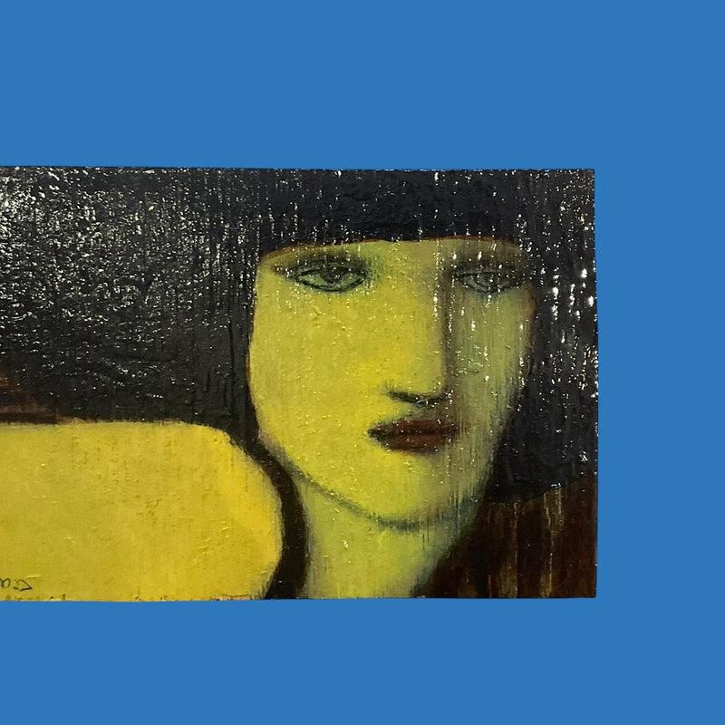 #2522 - Portrait with Black Hat - Cynthia Markert