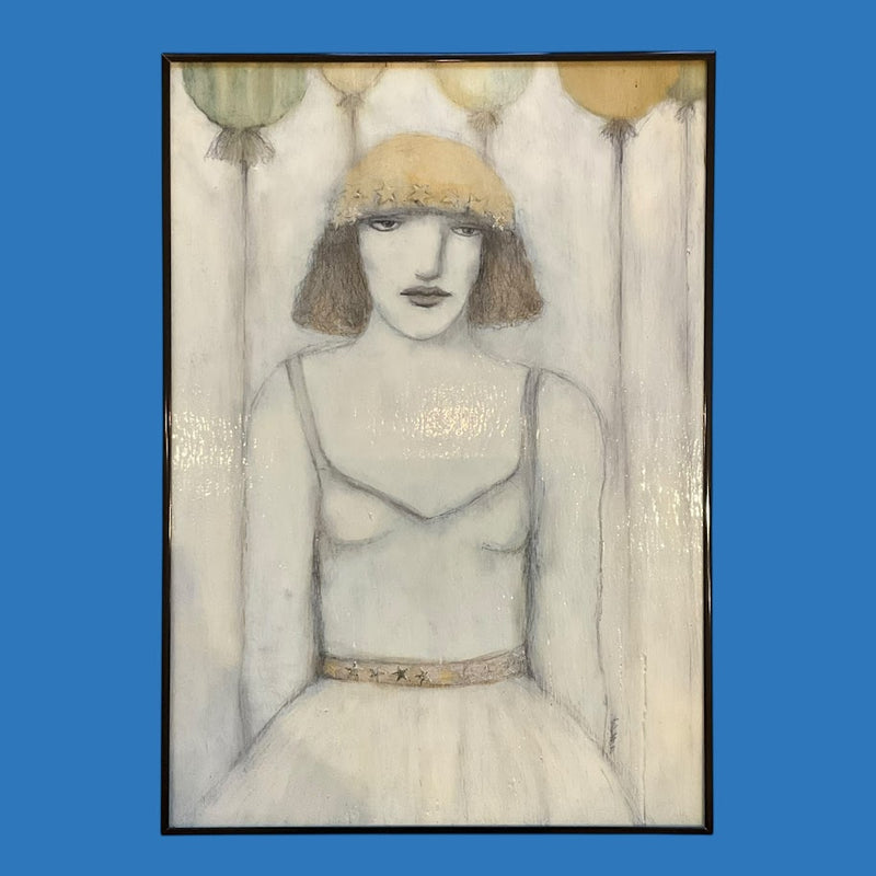 #2513 - Vivienne with Balloons - Cynthia Markert Art